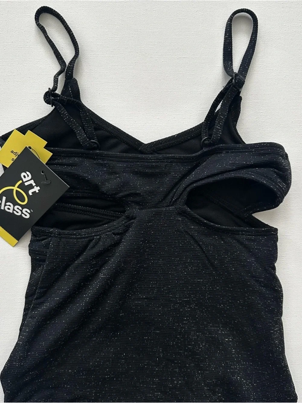 art class Black Sparkle One-Piece Swimsuit Size (6/7)
